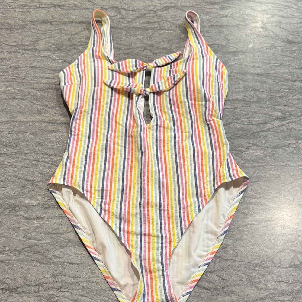 Kate Spade Multicolor Striped Swimsuit